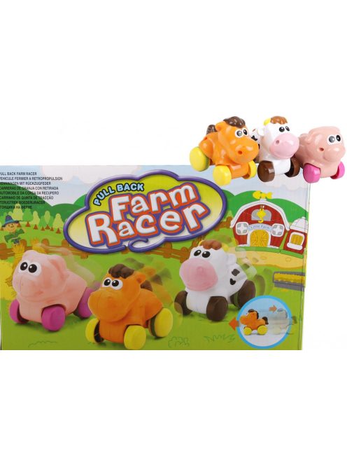 Farm Racer guruló állatok – 8 cm