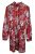 Sisters Point vörös, virágmintás női tunika ruha – L