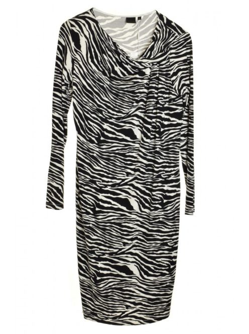 InWear zebra mintás, hosszú ujjú női ruha – M