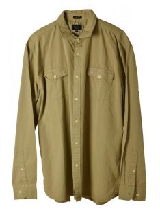 Pepe Jeans barna, hosszú ujjú férfi ing – XXL