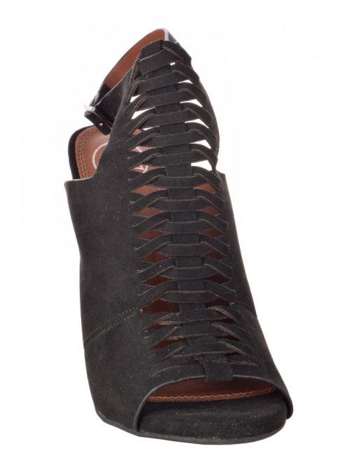 Missguided fekete, fonott elejű női szandál
