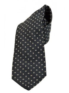 Gant fekete, apró mintás férfi nyakkendő