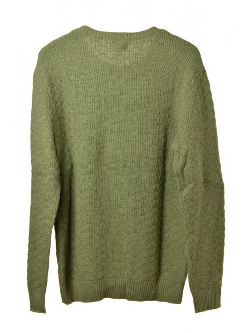 Gant Rugger zöld kötött férfi pulóver – XL