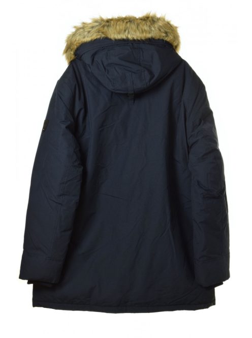 Tommy Hilfiger sötétkék, tolltöméses férfi téli parka – 3XLT