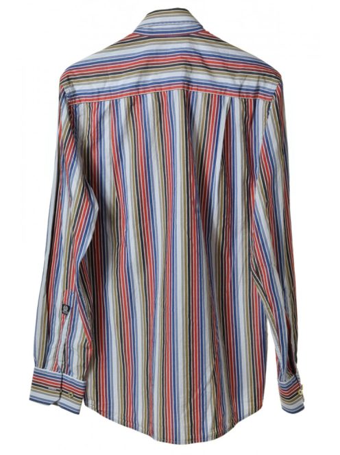 State of Art színes csíkos, hosszú ujjú férfi ing – S