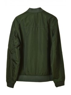 Jack & Jones sötétzöld bomber dzseki – L