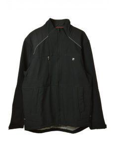 Pierre Cardin fekete, polár férfi kabát – XL