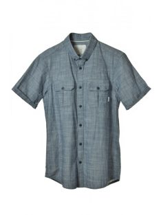 Jack & Jones kék, rövid ujjú férfi ing – S
