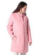 Desigual Lenzy rózsaszín, gyapjú női kabát