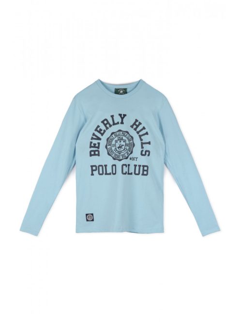 BH égkék, hosszú ujjú férfi felső – 2XL