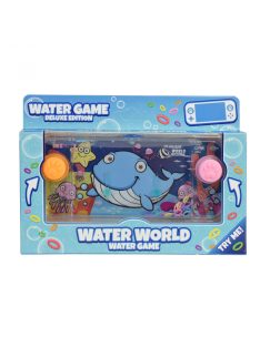 Water World vízi karikás játék – 17x8 cm, bálna
