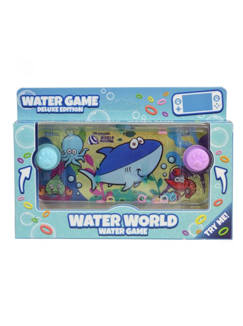 Water World vízi karikás játék – 17x8 cm, cápa
