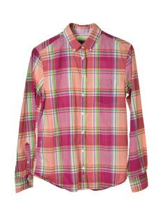 Gant lila-rózsaszín kockás női ing – 36