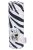 Nici fekete-fehér, zebrás tolltartó – 6x19 cm