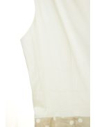 Comma fehér-barna női ujjatlan ruha – 36