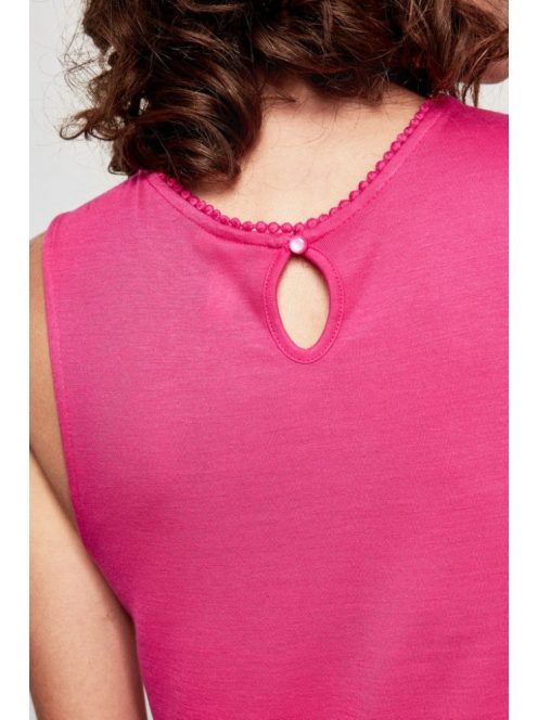Q/S pink női ujjatlan felső – XL