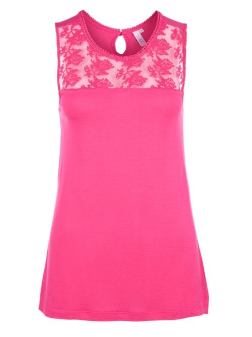 Q/S pink női ujjatlan felső – XL