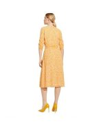 Comma sárga mintás női nyári ruha – 36