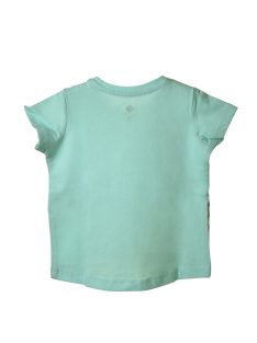   Grain de blé világoskék, csillogó baba lány póló – 59 cm