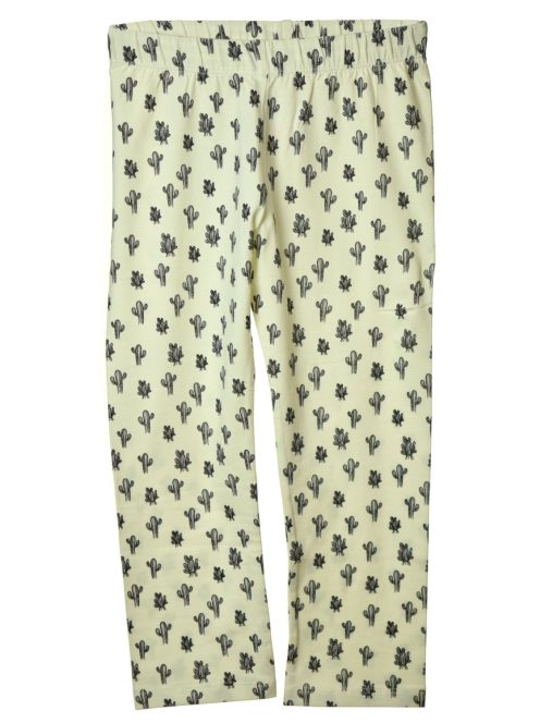 Z generation drapp, mintás lány leggings – 140