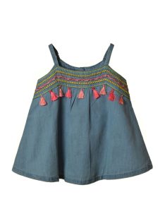 Grain de blé kék baba ruha – 68 cm