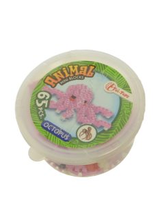   Animal mini blocks állatos építő játékok – polip, 65 db