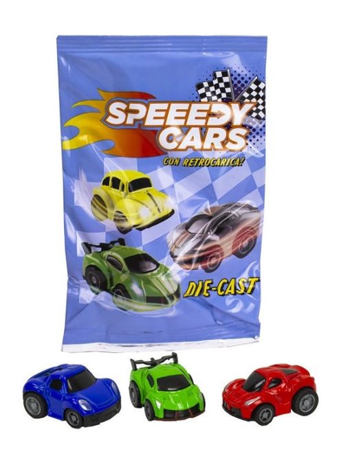 Speedy Cars mini fém meglepetés autók – 5 cm