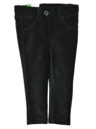 Benetton fekete kordbársony gyerek nadrág – 82 cm
