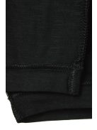 Sisley fekete, hosszú ujjú fiú póló – 120 cm