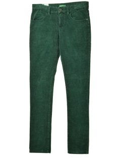 Benetton zöld, bársony lány nadrág – 170 cm