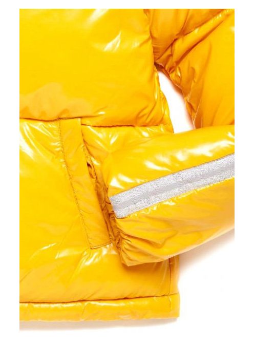 Benetton sárga lány téli kabát – 120 cm