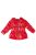 Benetton piros bébi lány téli kabát – 62 cm