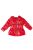 Benetton piros bébi lány téli kabát – 62 cm