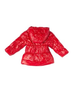 Benetton piros bébi lány téli kabát – 62 cm