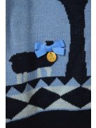 Rosalita kék, kötött lány pulóver – 104 cm