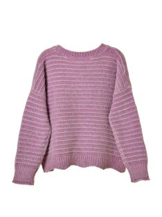 Benetton lila bársony lány pulóver – 100 cm