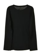 Sisley fekete, hosszú ujjú lány póló – 130 cm