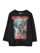 Benetton fekete, Batman mintás fiú póló – 90 cm