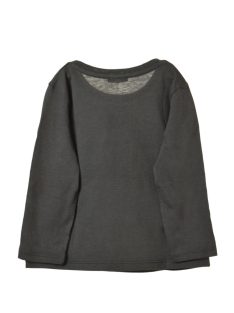   Benetton sötétszürke, csillogó bébi lány póló – 82 cm