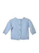 Rosalita kék, kötött bébi pulóver és nadrág – 68 cm