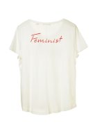 s. Oliver Feminist fehér női póló – 42
