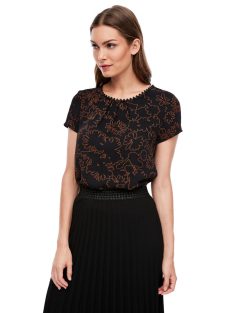 s. Oliver Black Label fekete női blúz – 42