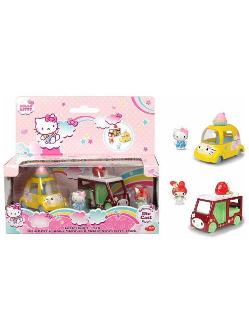 Hello Kitty Dazzle Dash dupla csomagos fém figura – muffin Hello Kitty