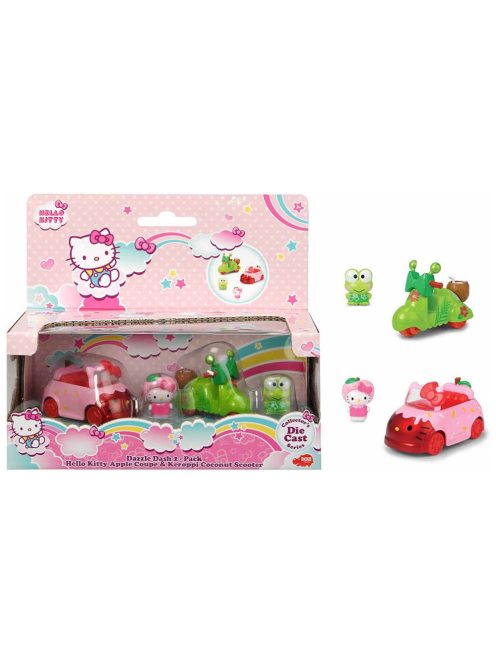Hello Kitty Dazzle Dash dupla csomagos fém figura – almás Hello Kitty