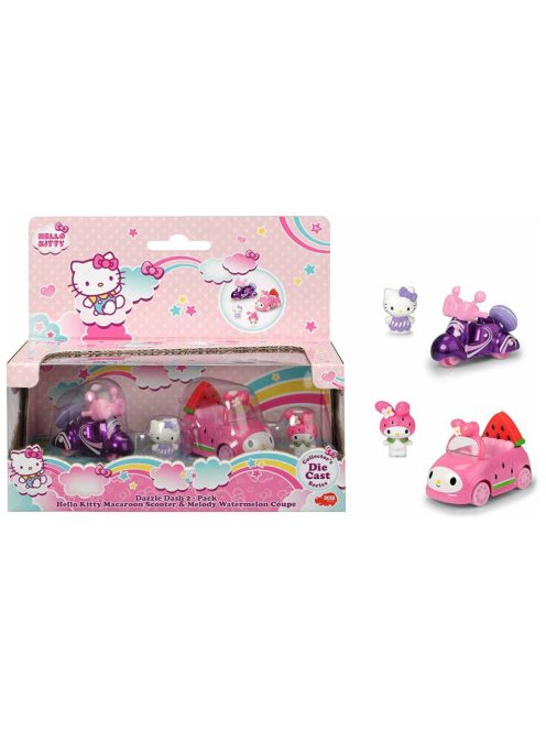 Hello Kitty Dazzle Dash dupla csomagos fém figura – makaron Hello Kitty