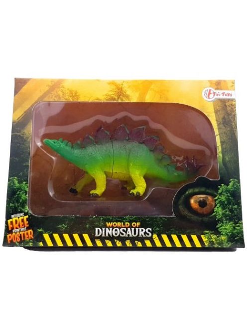 World of Dinosaurs dinoszaurusz figurák – Sztegoszaurusz, 17 cm