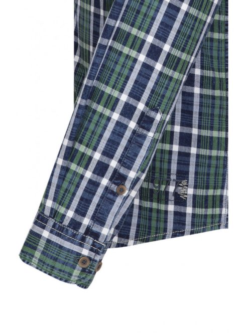 Camel zöld kockás férfi ing