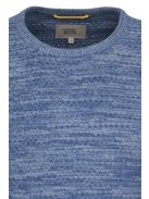 Camel kék kötött férfi pulóver