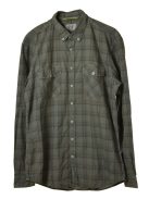 Camel sötétszürke, kockás férfi ing