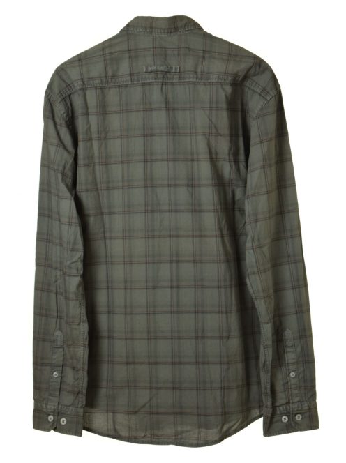 Camel sötétszürke, kockás férfi ing